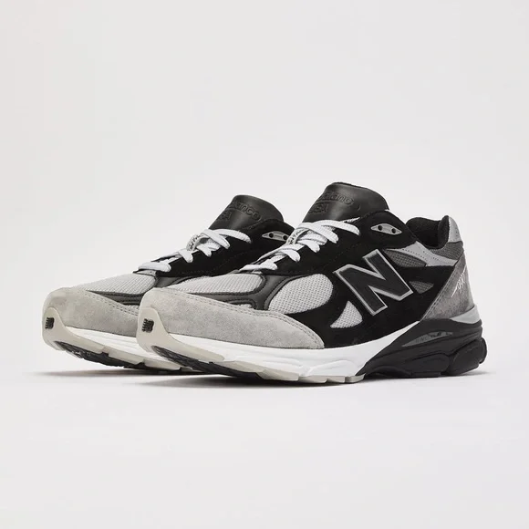 MENS DTLR NEW BALANCE 990 V3 GR3YSCALE M990DL3 Black Grey Mens Size 14 - Picture 8 of 10